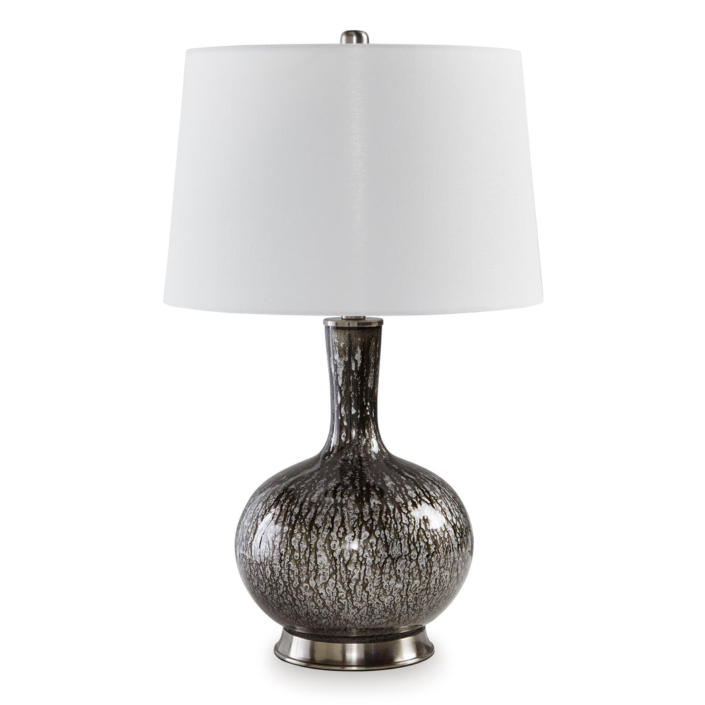  Signature Design by Ashley Tenslow L430844 Glass Table Lamp IMAGE 1