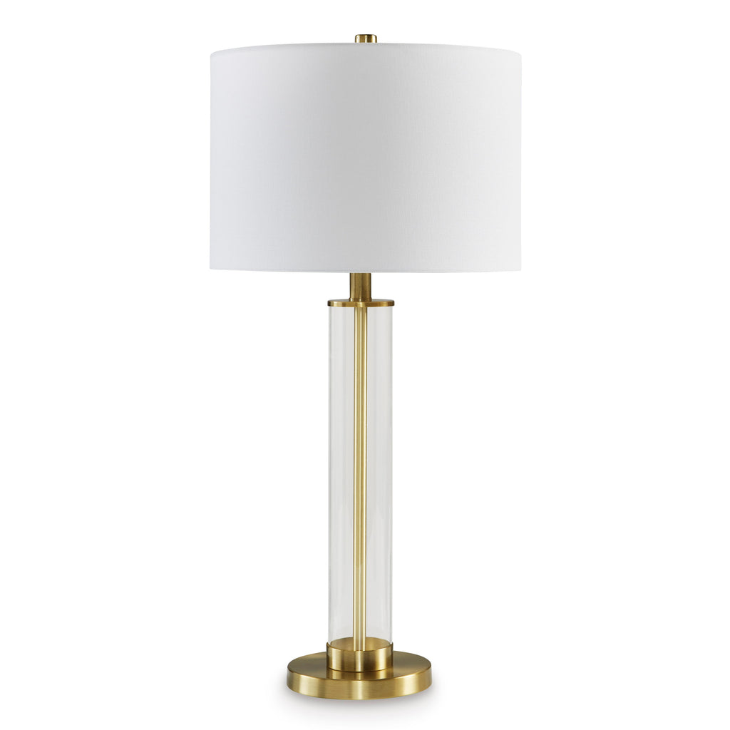  Signature Design by Ashley Orenman L431584 Glass Table Lamp IMAGE 1