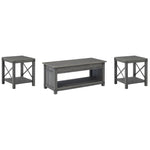  Signature Design by Ashley Freedan T175T1 Coffee Table and 2 End Tables IMAGE 1