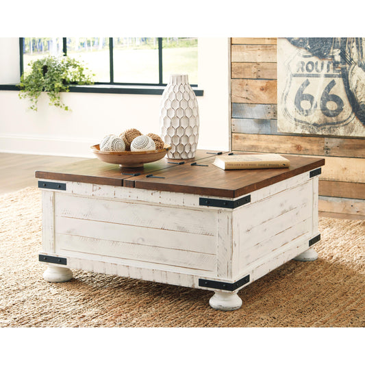  Signature Design by Ashley Wystfield T459T3 Coffee Table and 2 End Tables IMAGE 2