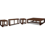  Signature Design by Ashley Watson T481T1 Coffee Table and 2 End Tables with Console IMAGE 1