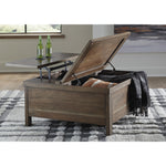  Signature Design by Ashley Moriville T731-9 Lift Top Cocktail Table IMAGE 6