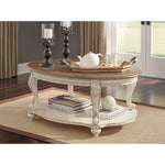  Signature Design by Ashley Realyn T743T1 Coffee Table and 2 End Tables IMAGE 2