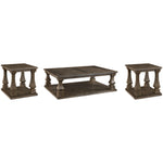  Signature Design by Ashley Johnelle T776T1 Coffee Table and 2 End Tables IMAGE 1