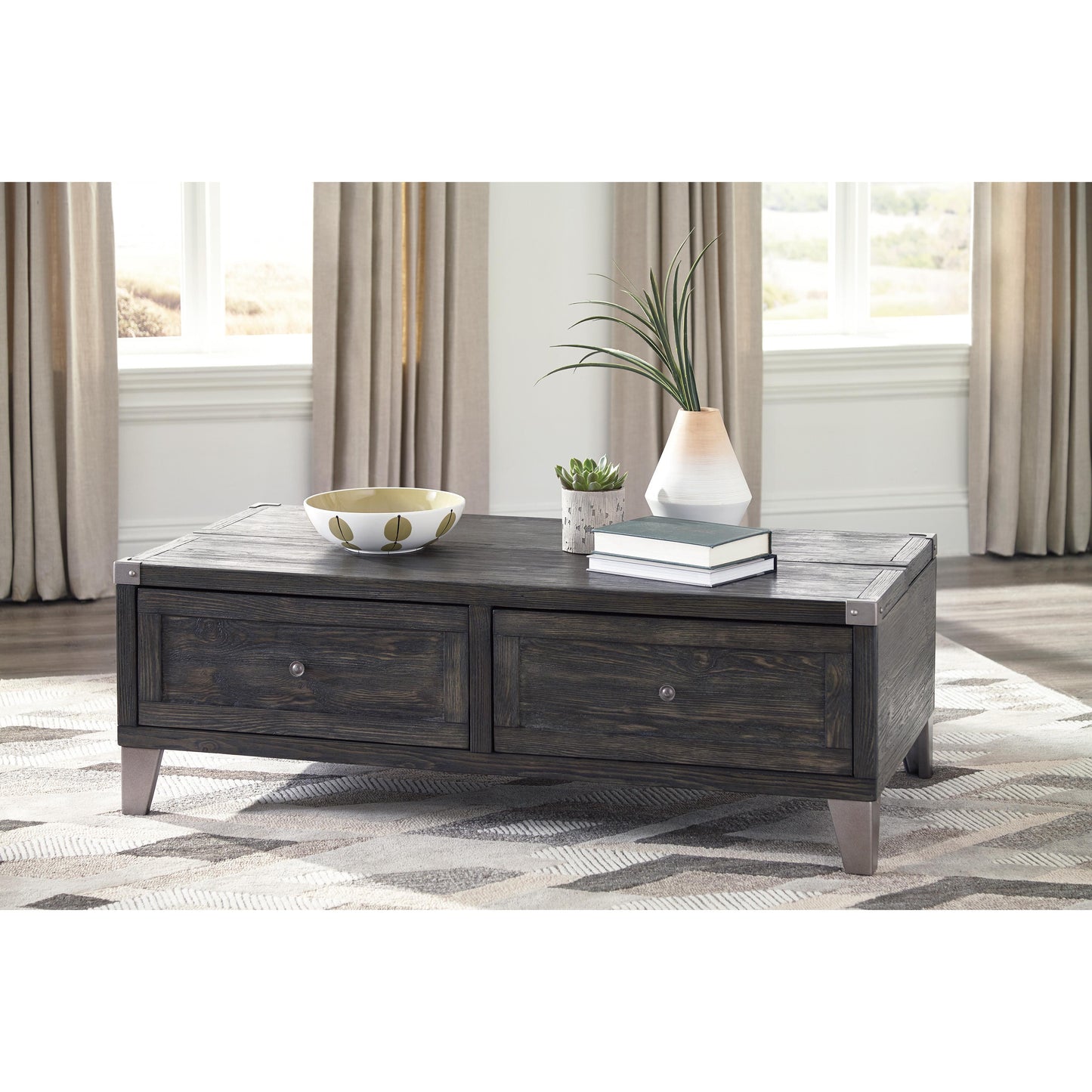  Signature Design by Ashley Todoe T901T1 Coffee Table and End Table IMAGE 2