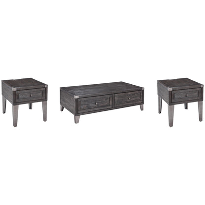  Signature Design by Ashley Todoe T901T2 Coffee Table and 2 End Tables IMAGE 1