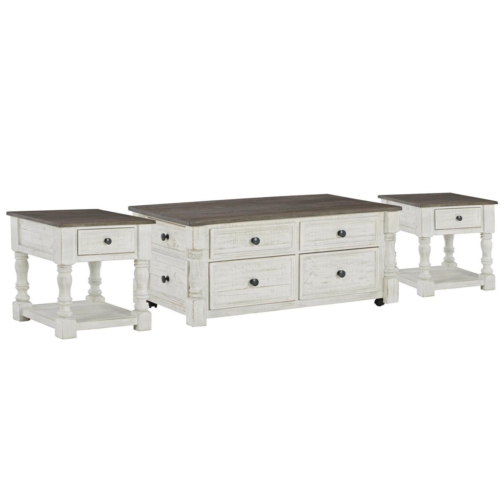  Signature Design by Ashley Havalance T994T1 Lift Top Coffee Table and 2 End Tables IMAGE 1