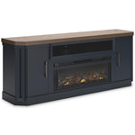  Signature Design by Ashley Landocken W402W1 83" TV Stand with Electric Fireplace IMAGE 1