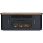 Signature Design by Ashley Landocken W402W1 83" TV Stand with Electric Fireplace IMAGE 2