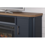  Signature Design by Ashley Landocken W402W1 83" TV Stand with Electric Fireplace IMAGE 4