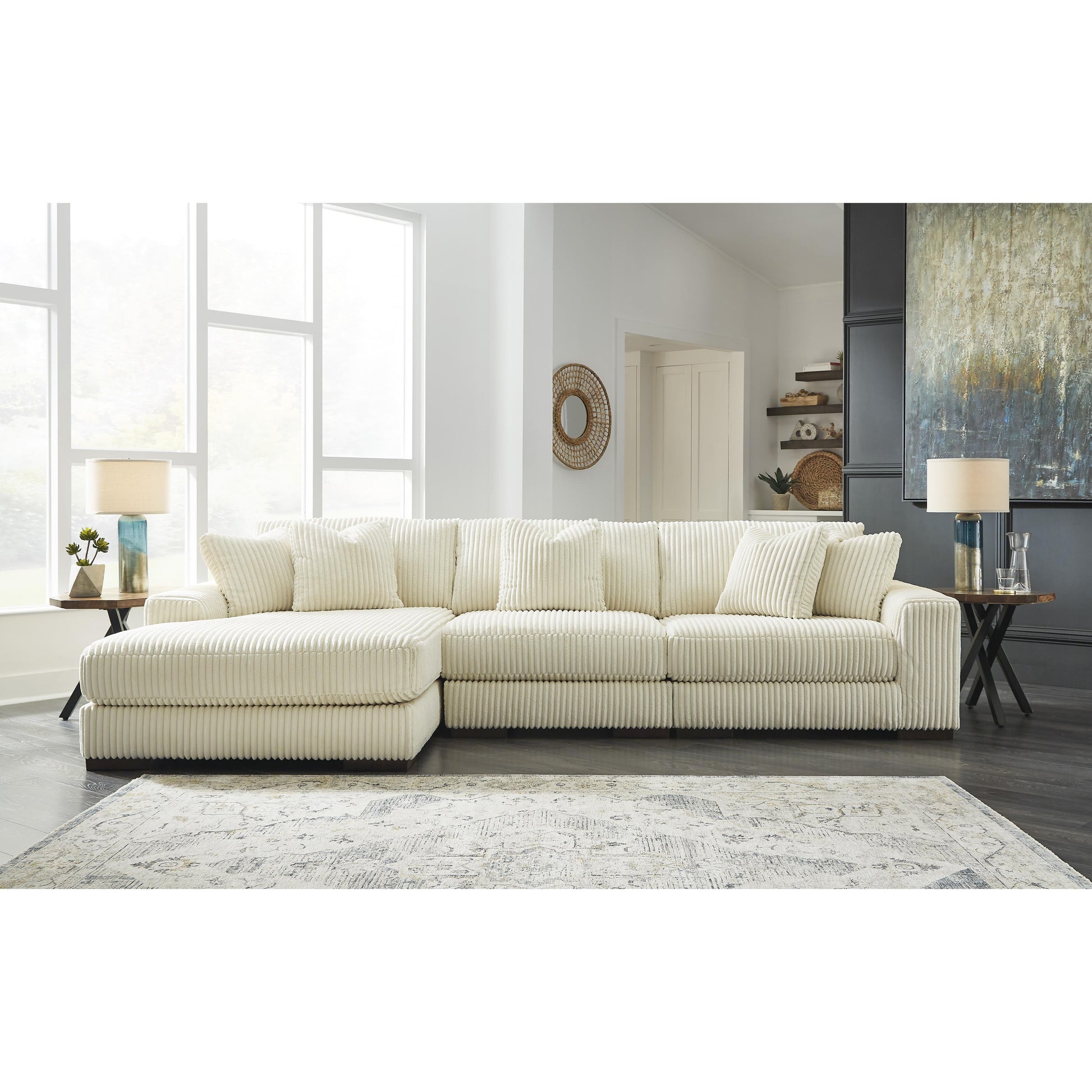Signature Design by Ashley Lindyn Fabric 3 pc Sectional 2110416/2110446/2110465 IMAGE 2