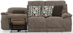 Catnapper Joya Reclining Sofa in Mushroom Catnapper