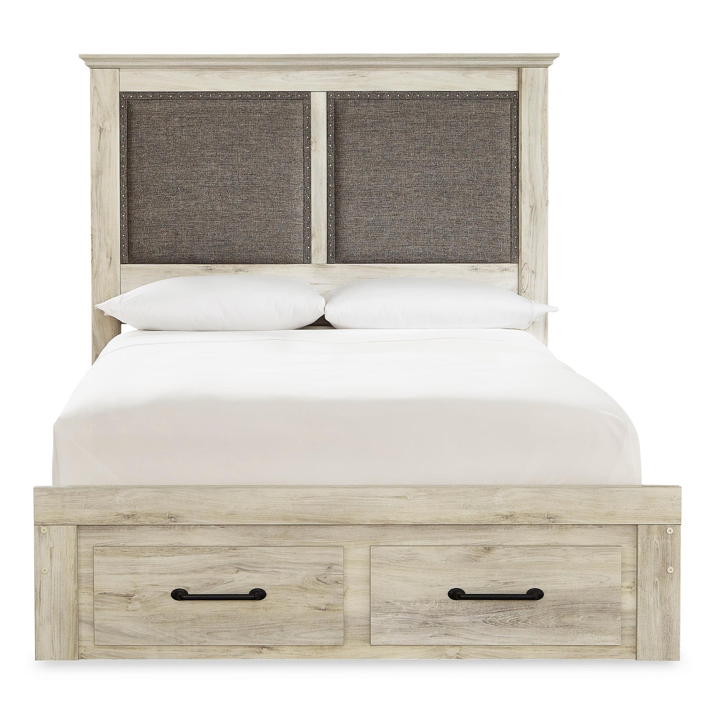 Signature Design by Ashley Cambeck Queen Upholstered Panel Bed with Storage B192-157/B192-54S/B192-96 IMAGE 2