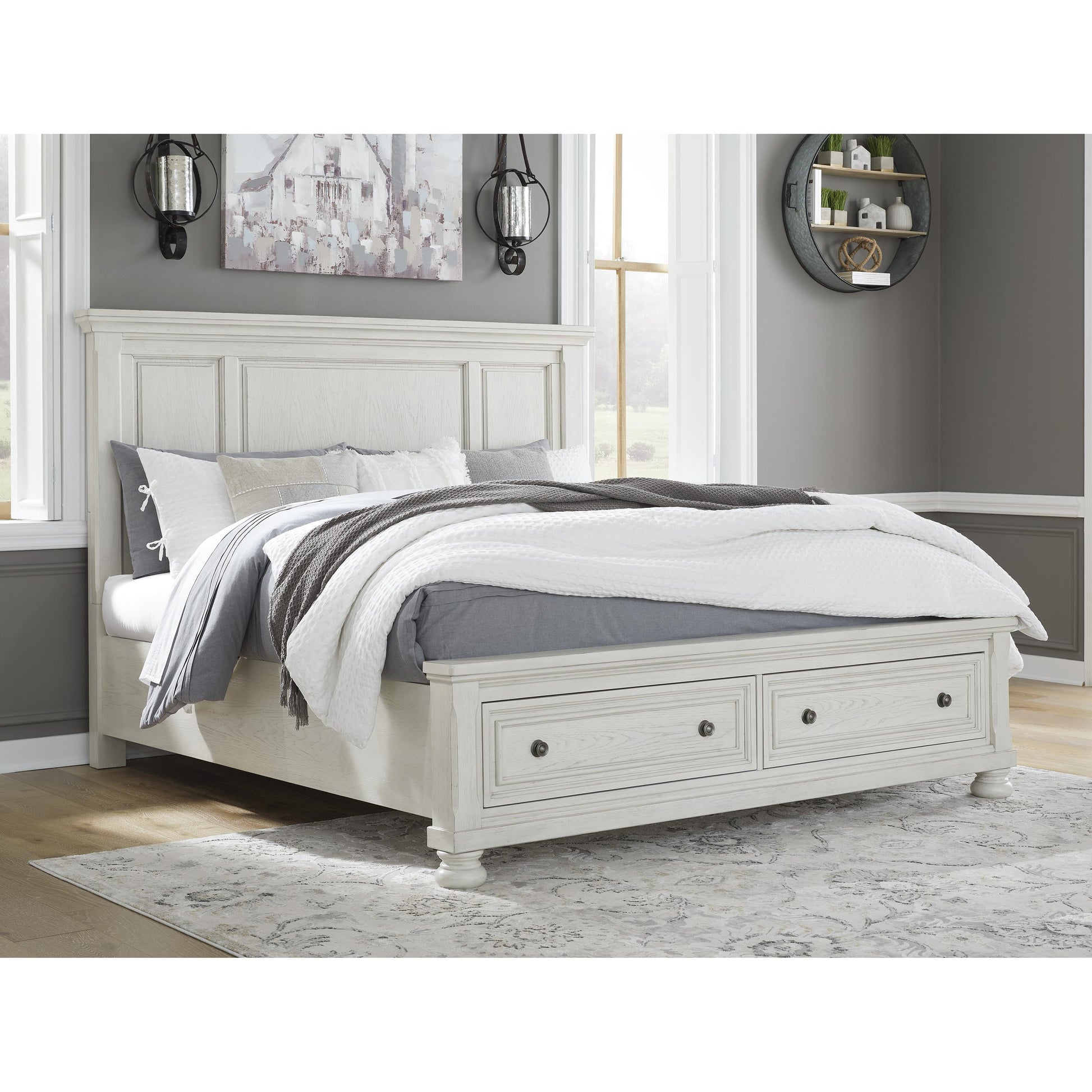Signature Design by Ashley Robbinsdale Queen Panel Bed with Storage B742-57/B742-74/B742-98 IMAGE 5