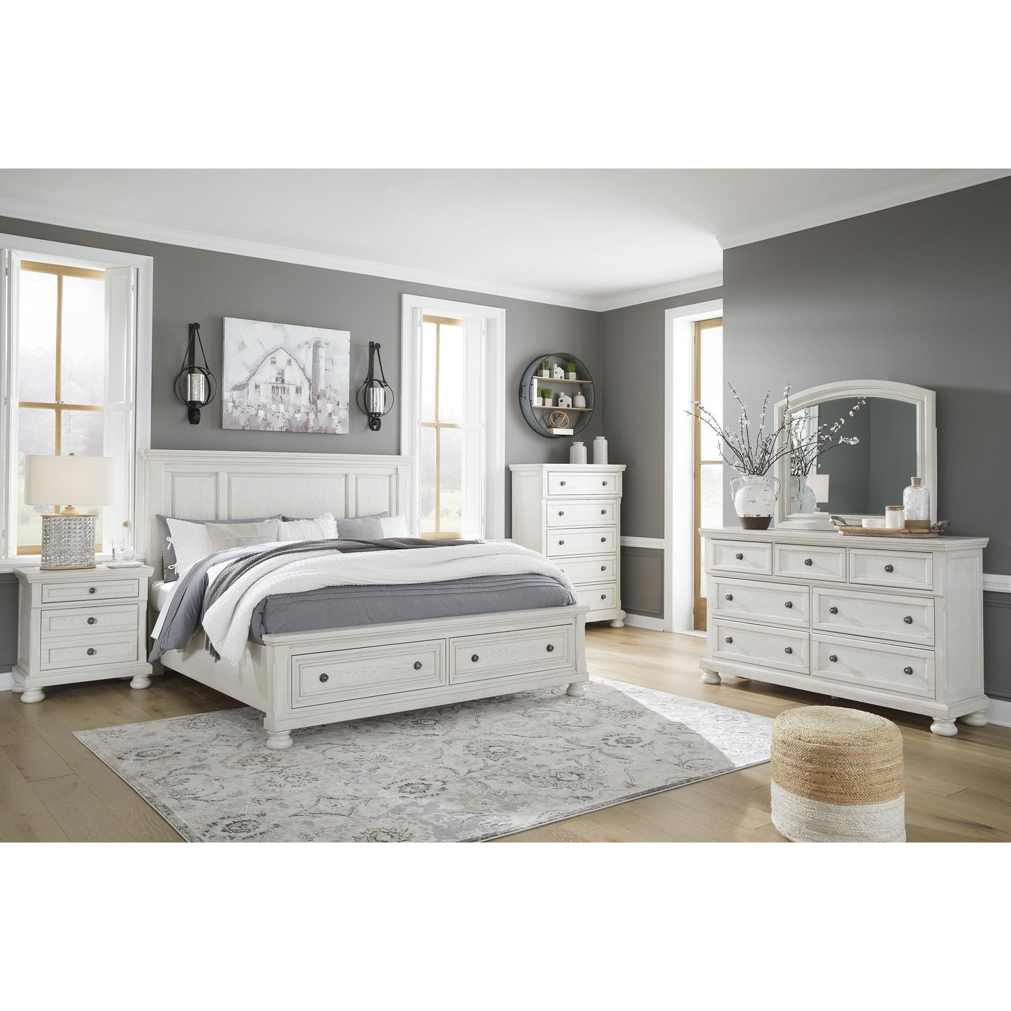 Signature Design by Ashley Robbinsdale Queen Panel Bed with Storage B742-57/B742-74/B742-98 IMAGE 6