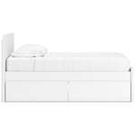  Signature Design by Ashley Onita EB9630B10 Twin Panel Platform Bed with 1 Side Storage IMAGE 4