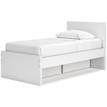  Signature Design by Ashley Onita EB9630B10 Twin Panel Platform Bed with 1 Side Storage IMAGE 7