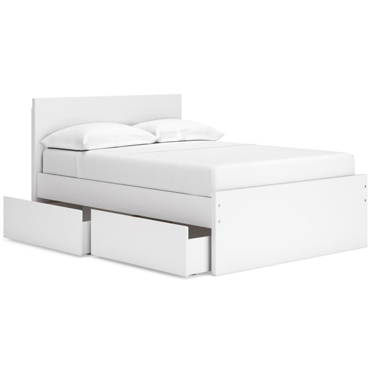  Signature Design by Ashley Onita EB9630B11 Full Panel Platform Bed with 1 Side Storage IMAGE 2