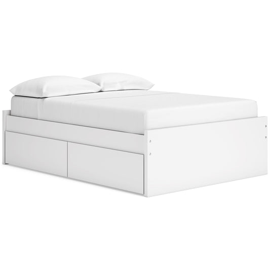 Signature Design by Ashley Onita EB9630B13 Full Platform Bed with 2 Side Storage IMAGE 1