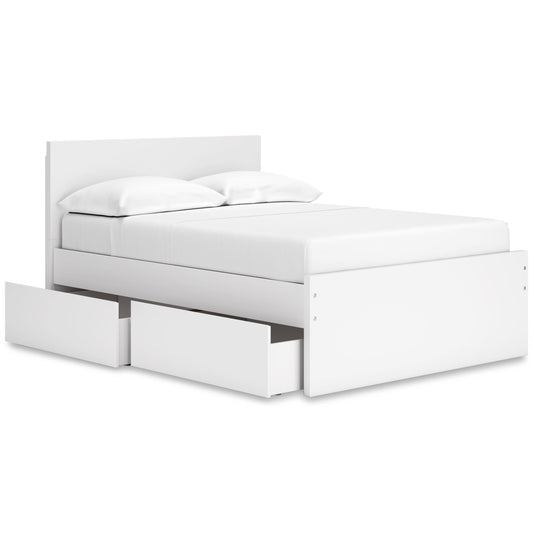  Signature Design by Ashley Onita EB9630B15 Full Panel Platform Bed with 2 Side Storage IMAGE 2