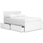  Signature Design by Ashley Onita EB9630B15 Full Panel Platform Bed with 2 Side Storage IMAGE 2