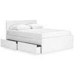  Signature Design by Ashley Onita EB9630B16 Queen Panel Platform Bed with 2 Side Storage IMAGE 2
