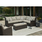  Signature Design by Ashley Brook Ranch P465-822 Sofa Sectional/Bench with Cushion IMAGE 7