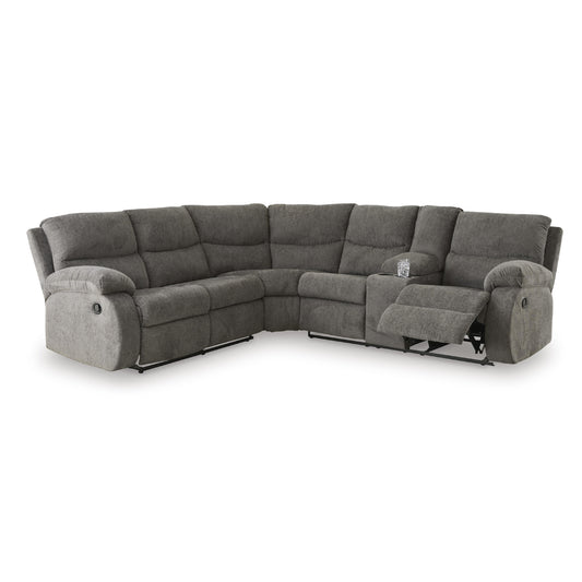  Signature Design by Ashley Museum 81807S1 2 pc Reclining Sectional IMAGE 1