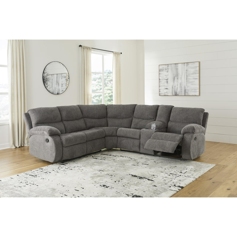 Signature Design by Ashley Museum Reclining Fabric 2 pc Sectional 8180748/8180749 IMAGE 3