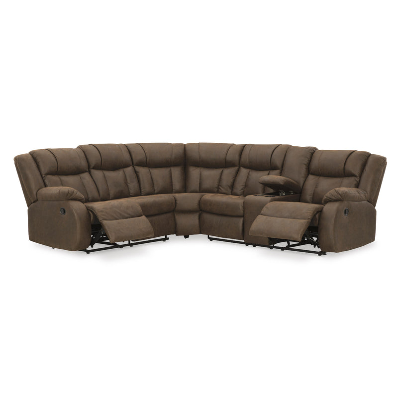 Signature Design by Ashley Trail Boys Reclining Leather Look 2 pc Sectional 8270348/8270349 IMAGE 2
