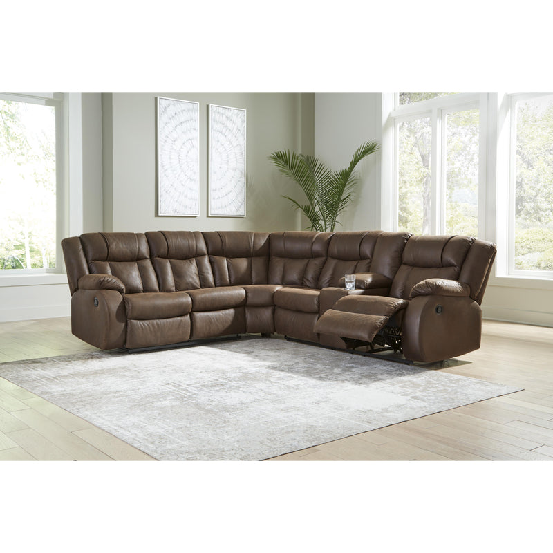 Signature Design by Ashley Trail Boys Reclining Leather Look 2 pc Sectional 8270348/8270349 IMAGE 4
