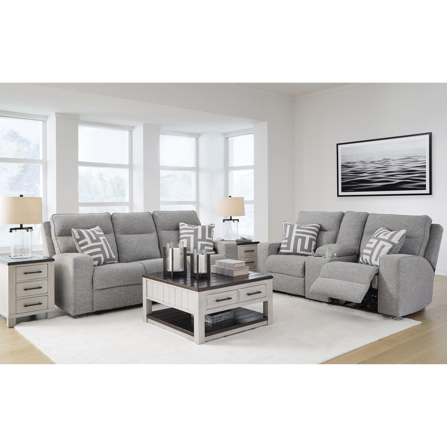 Signature Design by Ashley Biscoe Power Reclining Fabric Loveseat 9050318 IMAGE 15