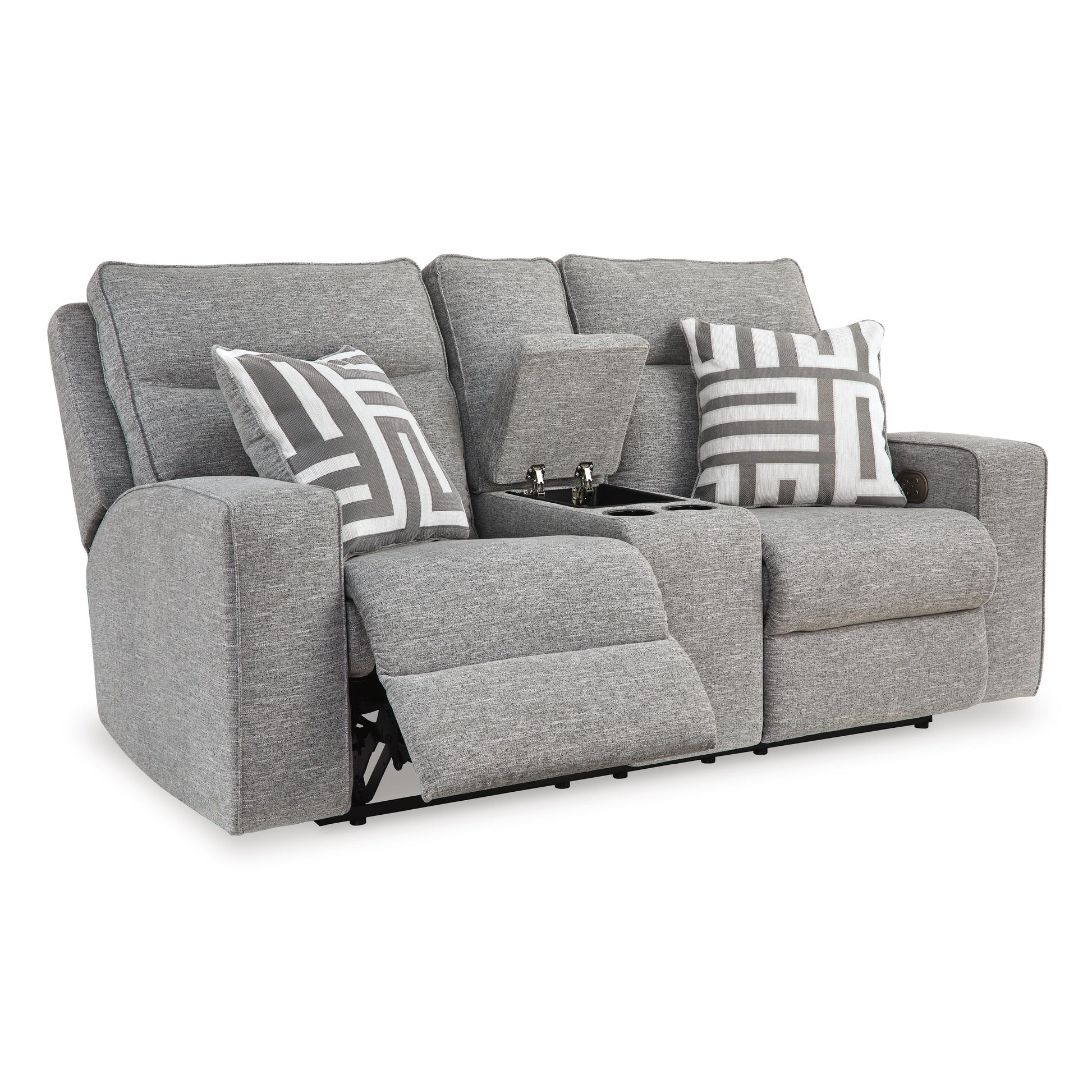 Signature Design by Ashley Biscoe Power Reclining Fabric Loveseat 9050318 IMAGE 2