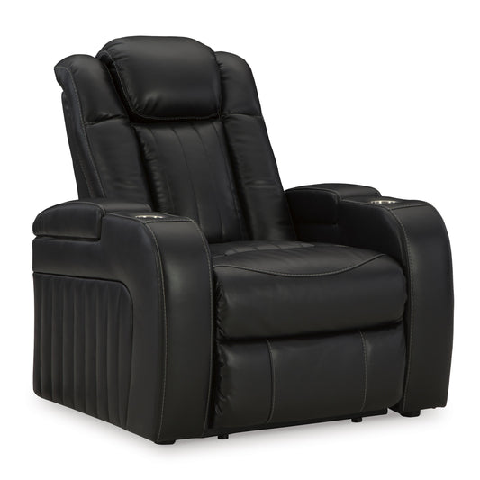 Signature Design by Ashley Caveman Den 9070313 Power Recliner with Adjustable Headrest IMAGE 1