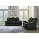 Signature Design by Ashley Caveman Den 9070315 Power Reclining Sofa with Adjustable Headrest IMAGE 11