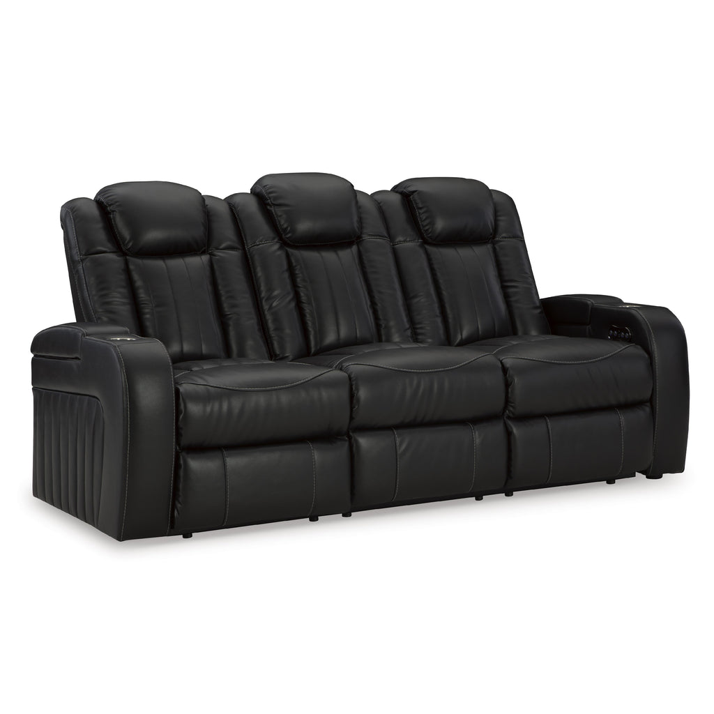 Signature Design by Ashley Caveman Den 9070315 Power Reclining Sofa with Adjustable Headrest IMAGE 1