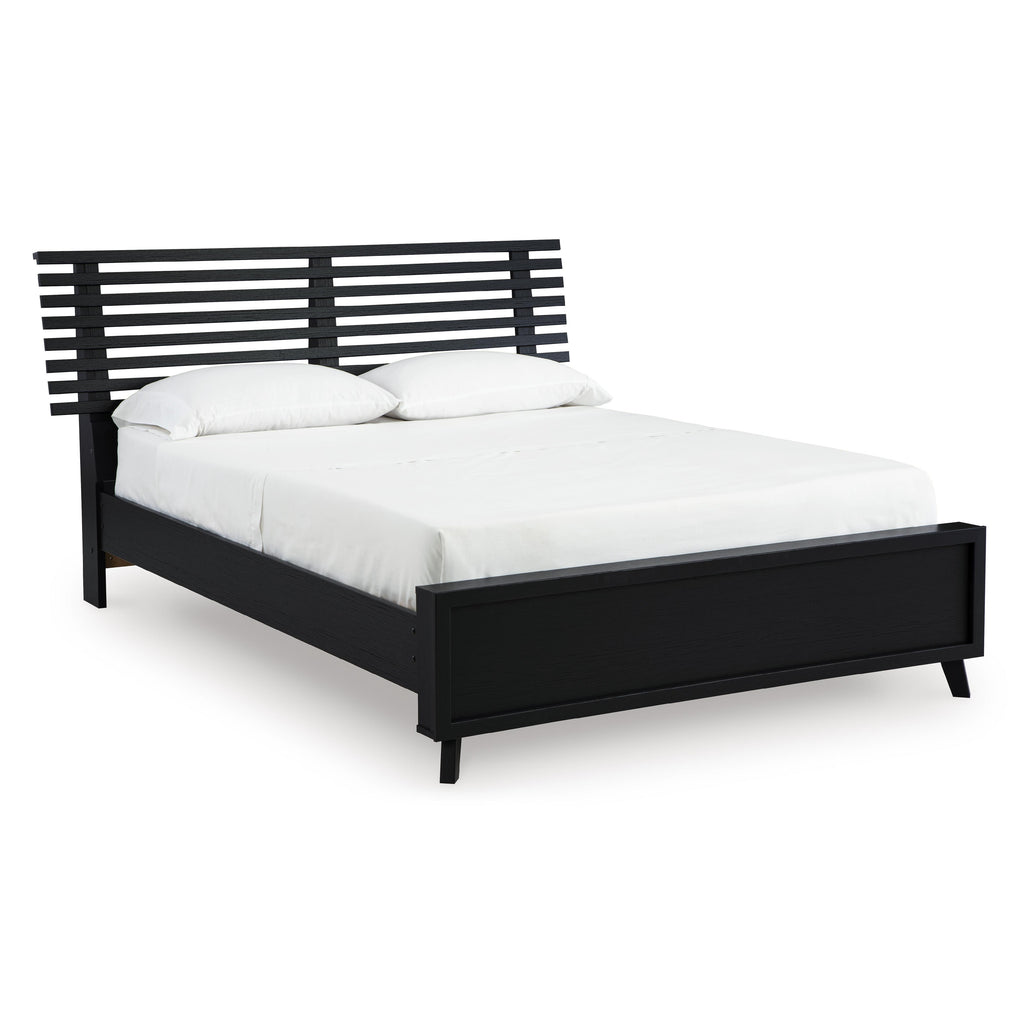  Signature Design by Ashley Danziar B1013B4 Queen Slat Panel Bed IMAGE 1