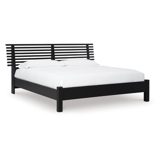  Signature Design by Ashley Danziar B1013B6 King Slat Panel Bed IMAGE 1
