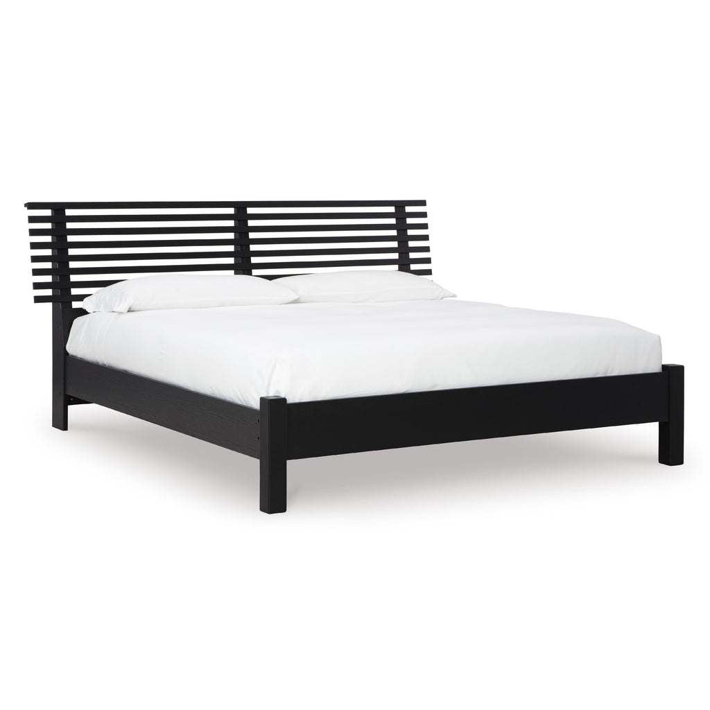  Signature Design by Ashley Danziar B1013B6 King Slat Panel Bed IMAGE 1