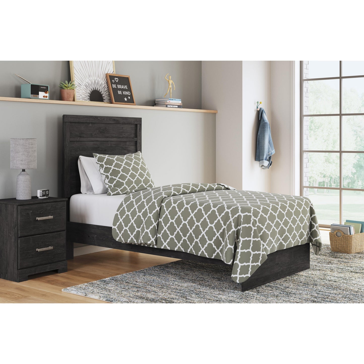 Signature Design by Ashley Belachime Twin Panel Bed B2589-53/B2589-83 IMAGE 6