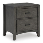  Signature Design by Ashley Montillan B651-92 Two Drawer Night Stand IMAGE 1