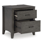  Signature Design by Ashley Montillan B651-92 Two Drawer Night Stand IMAGE 2