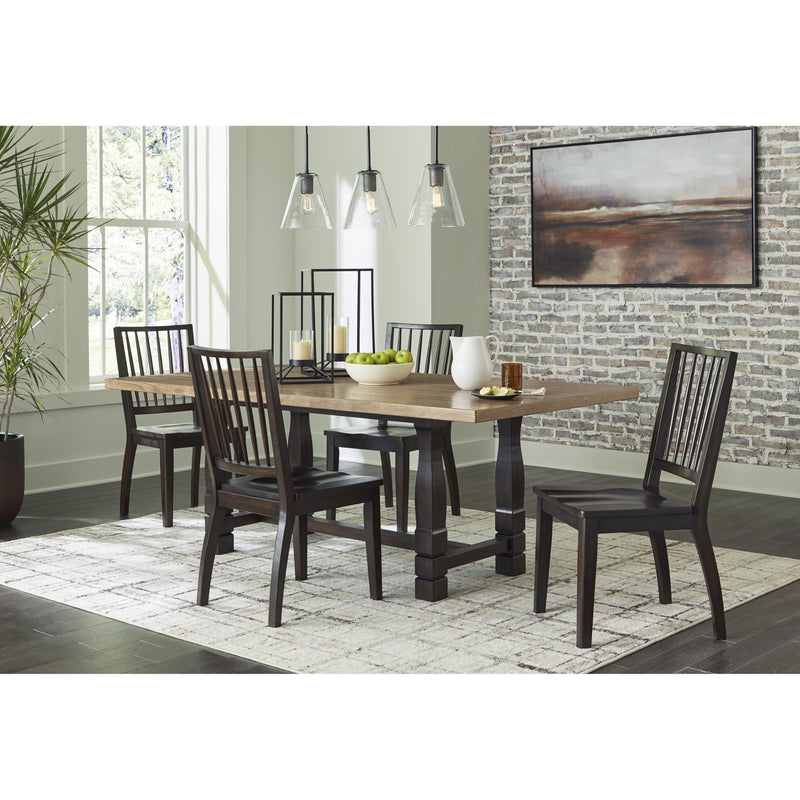 Signature Design by Ashley Charterton Dining Table with Trestle Base D753-25 IMAGE 13