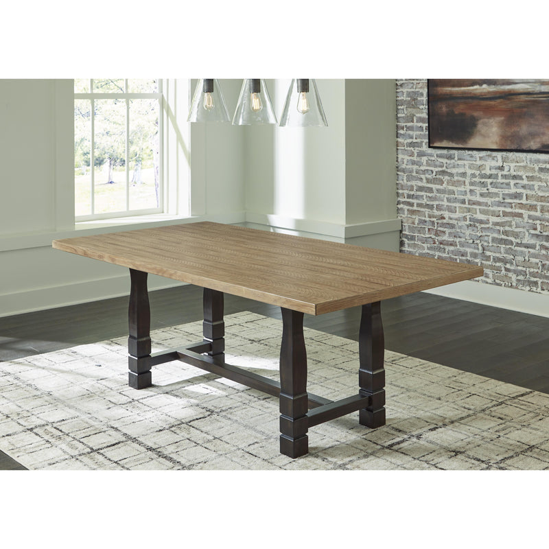 Signature Design by Ashley Charterton Dining Table with Trestle Base D753-25 IMAGE 5