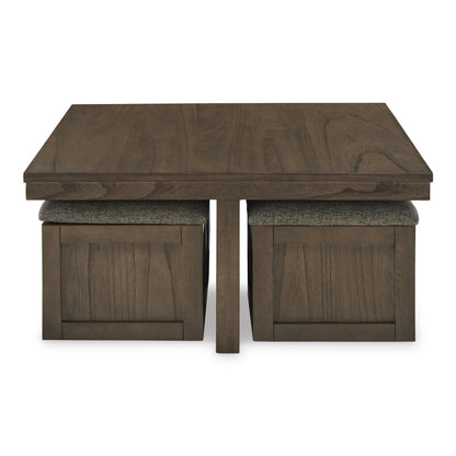  Signature Design by Ashley Boardernest T738-20 Cocktail Table with 4 Stools IMAGE 3
