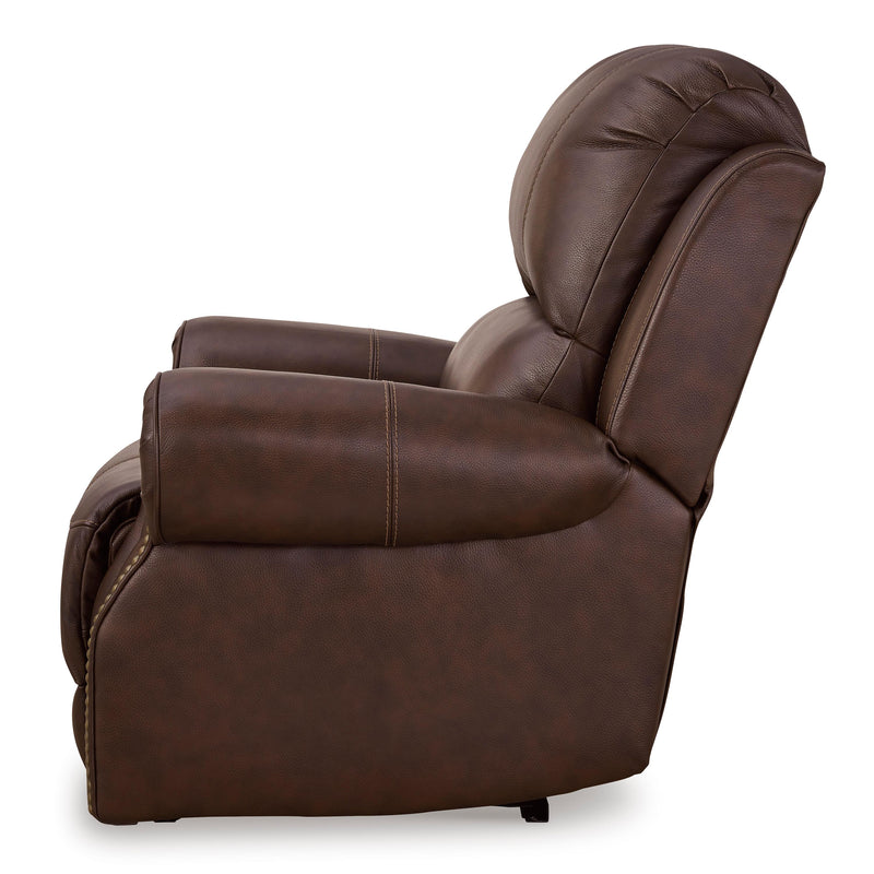 Signature Design by Ashley Freyeburg Power Leather Match Recliner with Wall Recline U9021406 IMAGE 5