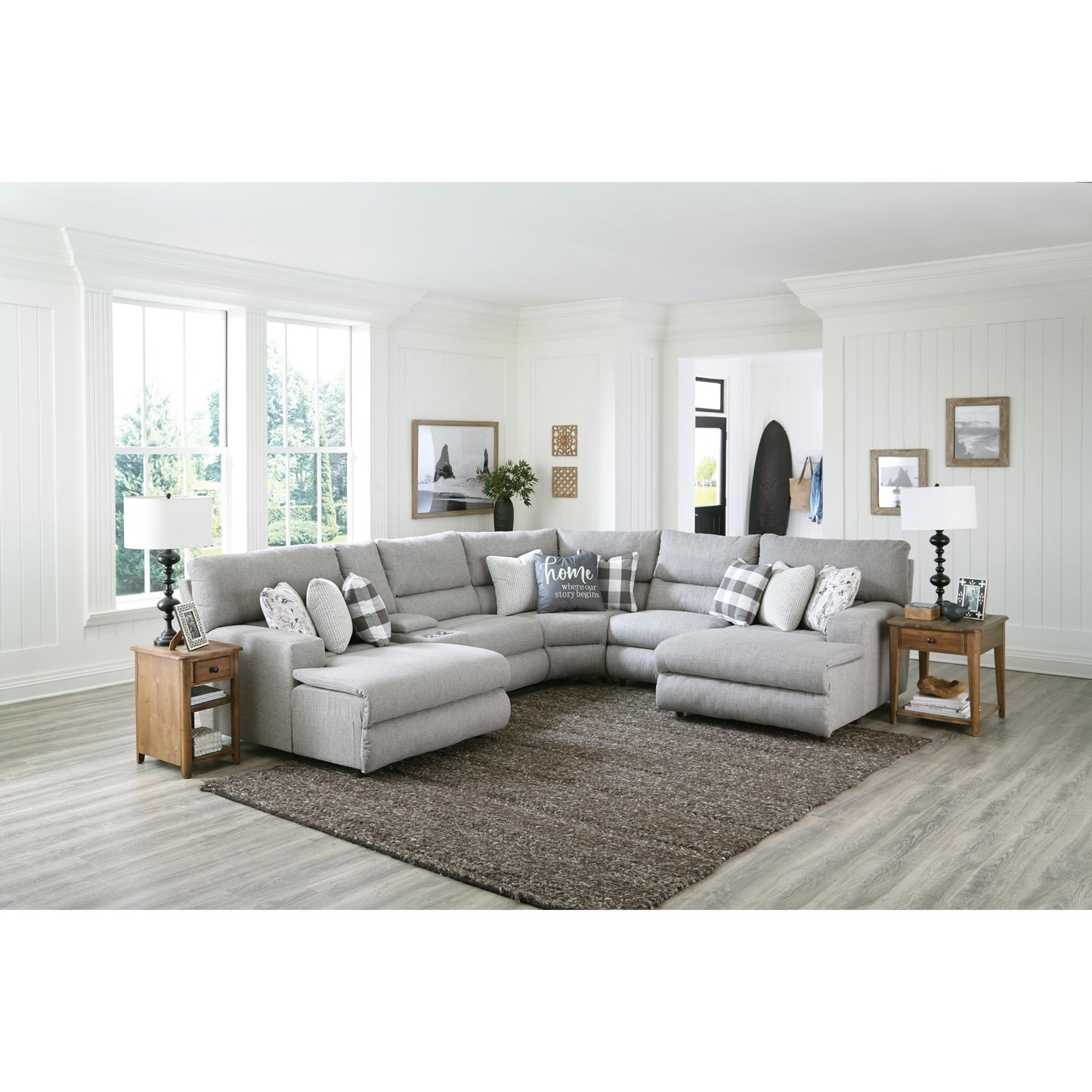  Catnapper Rockport Power Reclining Modular Sectional IMAGE 1