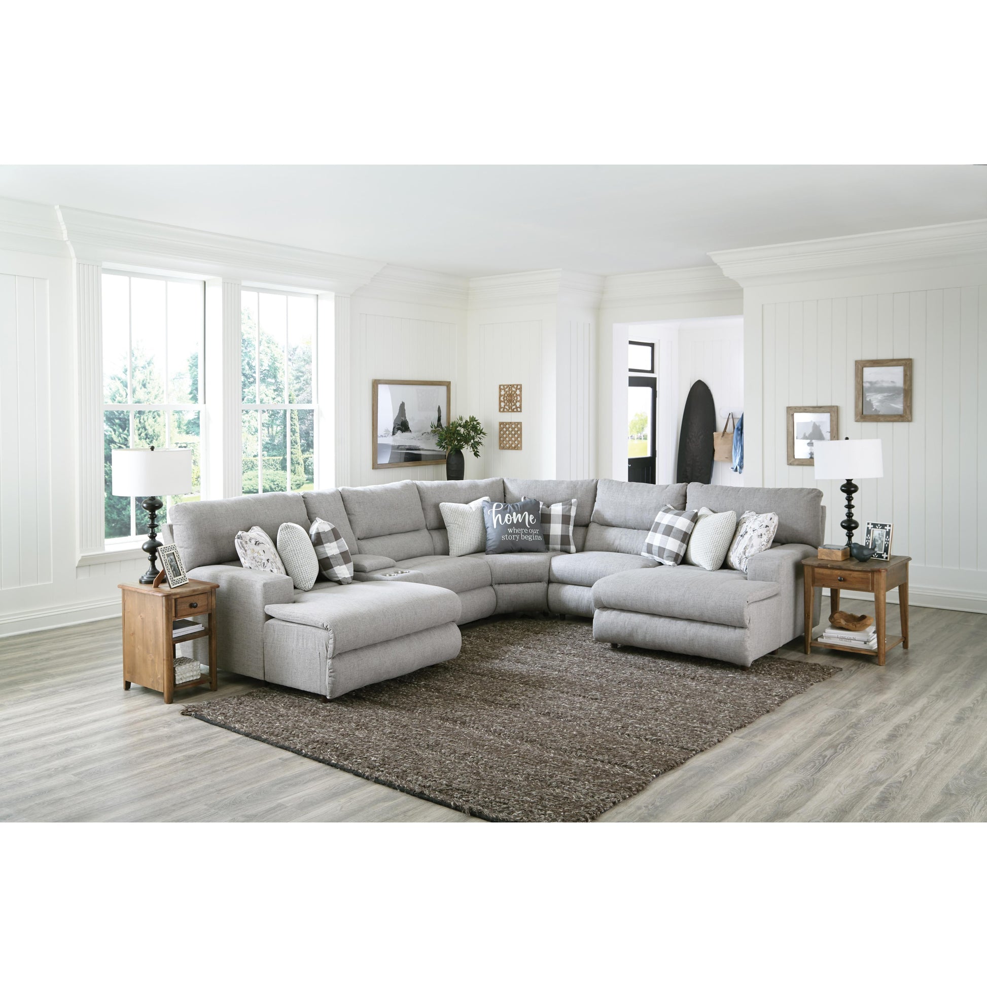  Catnapper Rockport Power Reclining Modular Sectional IMAGE 1