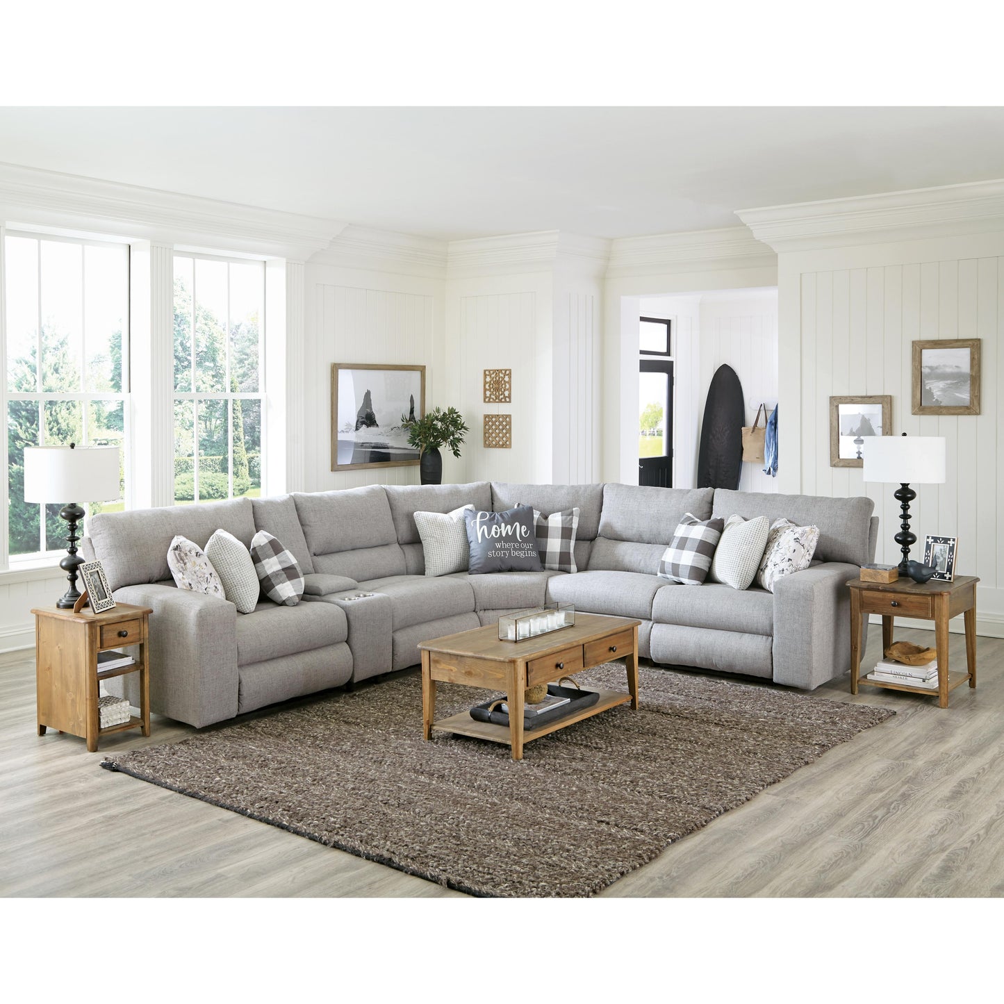  Catnapper Rockport Power Reclining Modular Sectional IMAGE 1