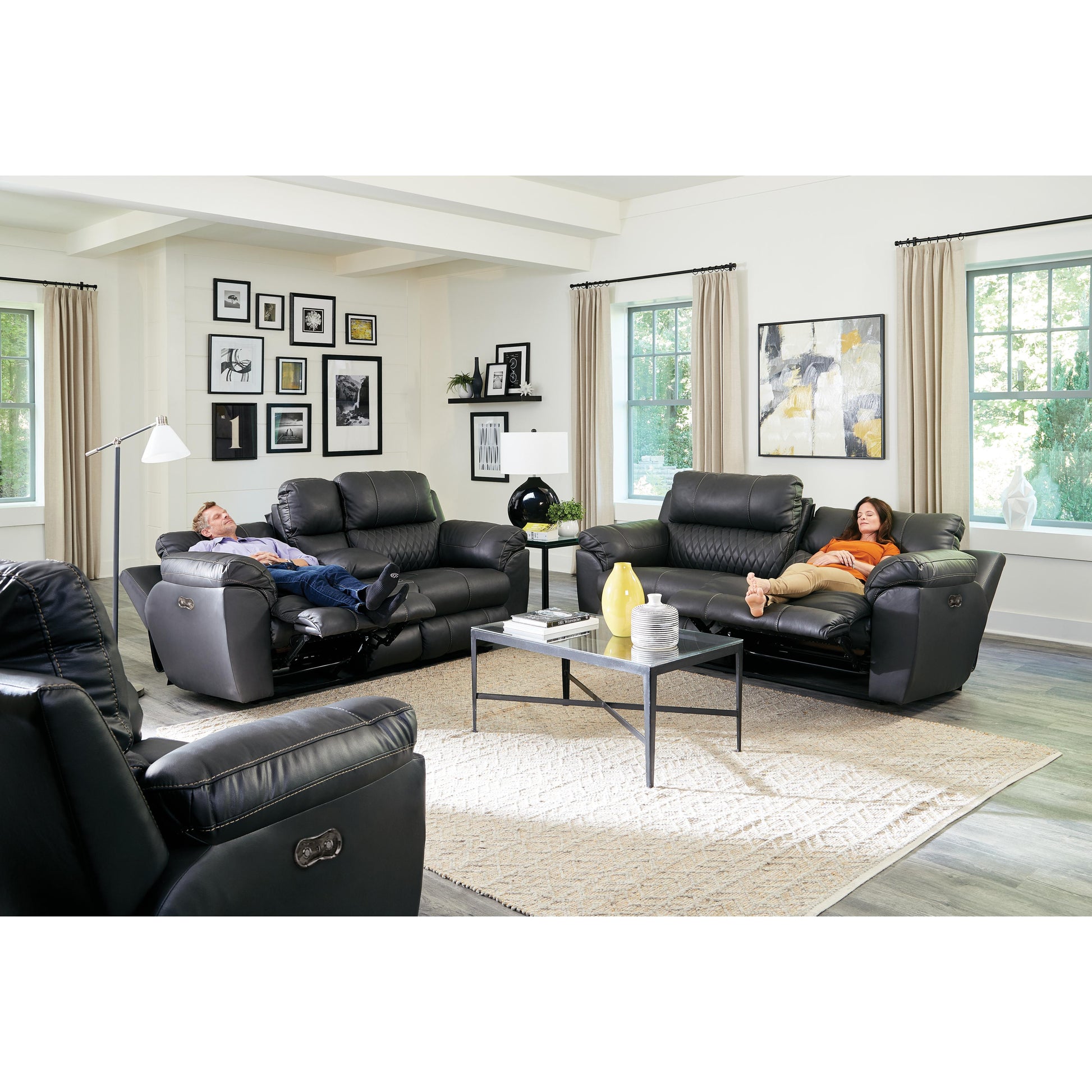  Catnapper Sorrento 647207 Power Recliner - Anthracite IMAGE 4